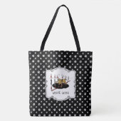 Weave Woes - grappige hondenbehendigheid Tote Bag (Voorkant)
