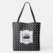 Weave Woes - grappige hondenbehendigheid Tote Bag (Achterkant)