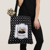 Weave Woes - grappige hondenbehendigheid Tote Bag (Dichtbij)