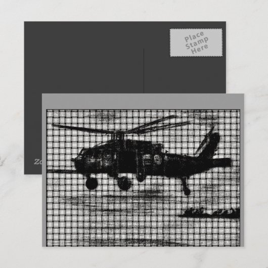 Weaved Briefkaart (Voorkant / Achterkant)