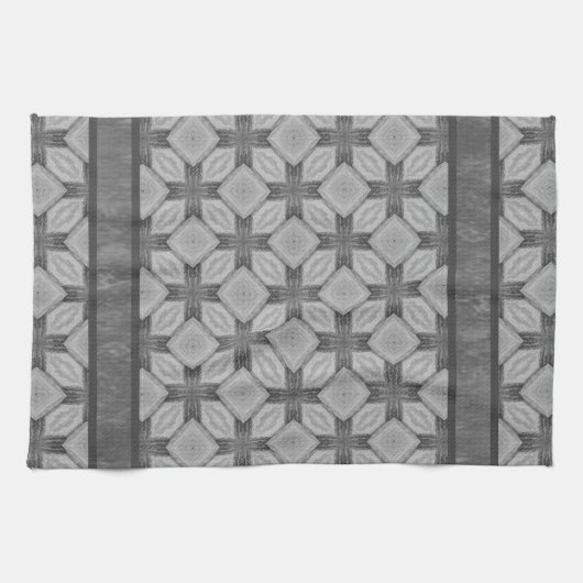 Weaved Diamond Tegel Pattern Theedoek (Horizontaal)