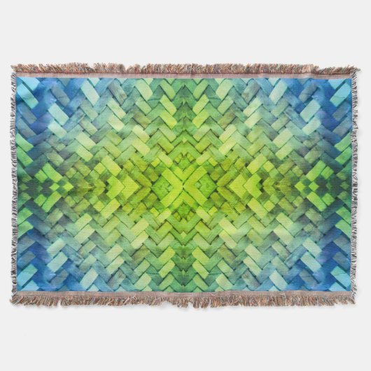 Weaved Harmony Throw Blanket Deken (Voorkant)