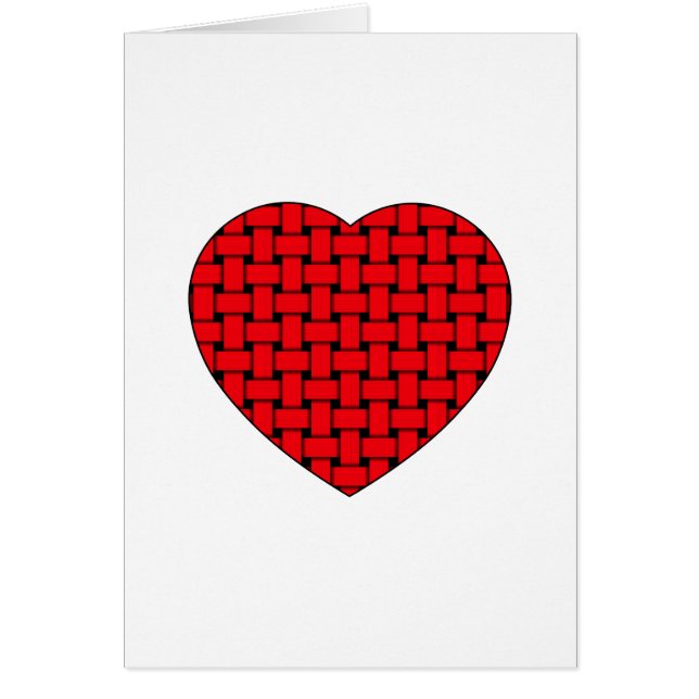 Weaved Red Heart (Voorkant)