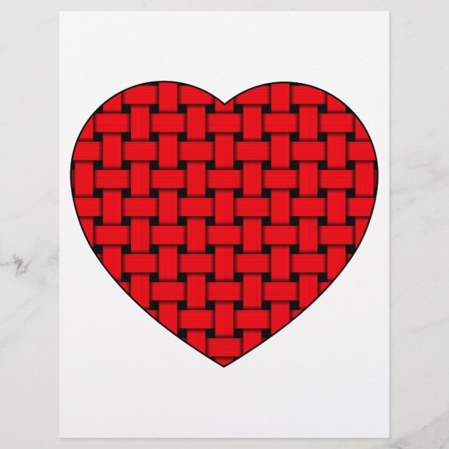 Weaved Red Heart (Voorkant)