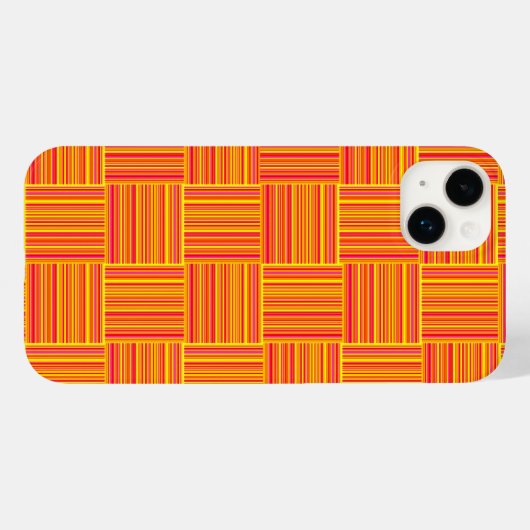 Weaved Stripe Case-Mate iPhone Case (Achterkant (horizontaal))
