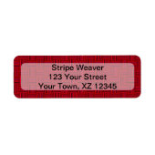 Weaved Stripes Etiket (Voorkant)