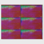 Weavemelvormig mandje in het donker cadeaupapier (Vlak)