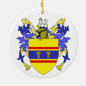 Weaver Coat of Arms Family Crest Keramisch Ornament (Achterkant)