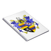 Weaver Coat of Arms Family Crest Notitieboek (Rechterzijde)