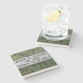 Weaver D's, Athene, Georgia, Marble Stone Onderzet Stenen Onderzetter (Zijkant)