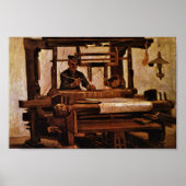 Weaver in de kamer van Vincent van Gogh Poster (Voorkant)
