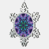 Weaver Kaleidoscope Snowflake Ornament (Rechts)