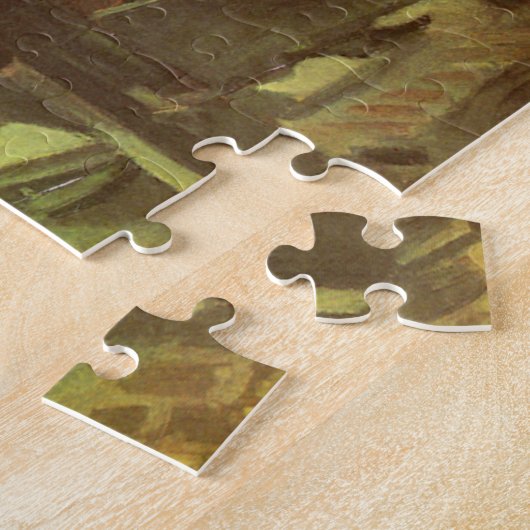 Weaver links draaiend wiel Vincent van Gogh Legpuzzel (Zijkant)