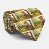 Weaver links draaiend wiel Vincent van Gogh Stropdas (Opgerold)