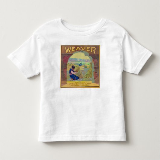 Weaver Oranje LabelPiru, CA Kinder Shirts (Voorkant)