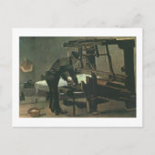 Weaver vast voor Loom Van Gogh Fine Art Briefkaart (Voorkant)