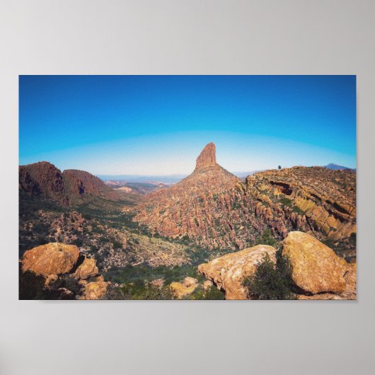 Weavers Needle - landschap Arizona | POSTER (Voorkant)