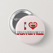 Weaverville, CA Ronde Button 5,7 Cm (Voorkant /achterkant)