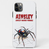 Weaves Trouble Spider Grappig Creepy Design Case-Mate iPhone Case (Achterkant)