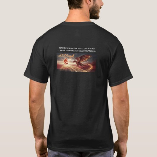 Weaving Magick Into Reality - T Shirt (Achterkant)