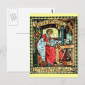 Weaving Woman Briefkaart (Voorkant / Achterkant)