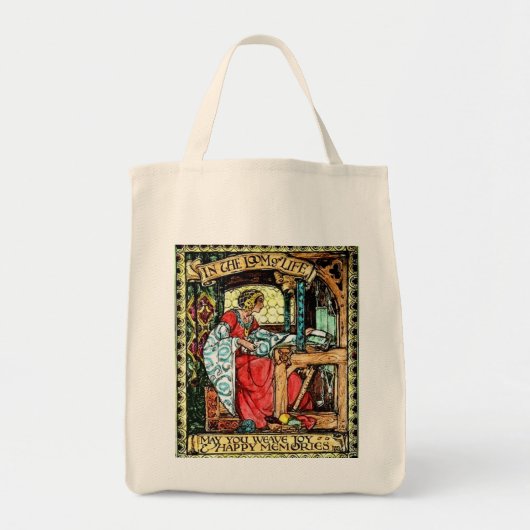 Weaving Woman Tote Bag (Voorkant)