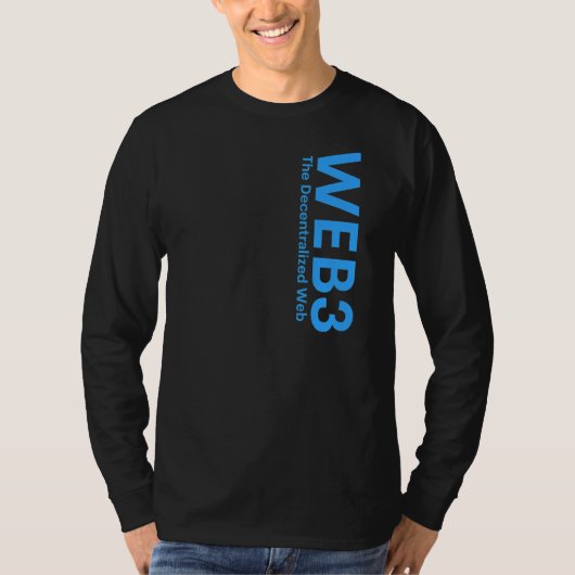 WEB3 Crypto Internet3 0 Blockchain NFT DeFi Metave T-shirt (Voorkant)