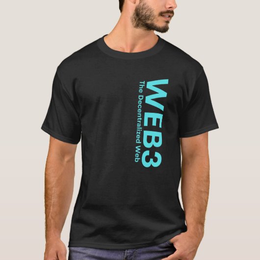 WEB3 Crypto Internet3 0 Blockchain NFT DeFi Metave T-shirt (Voorkant)
