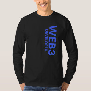 Web3 Ontwikkelaar Gedecentraliseerde Cryptocurrenc T-shirt