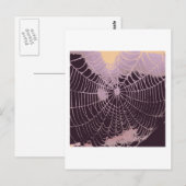 Web abstracte spin briefkaart (Voorkant / Achterkant)