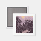 Web abstracte spin magneet (Voorkant / Achterkant)