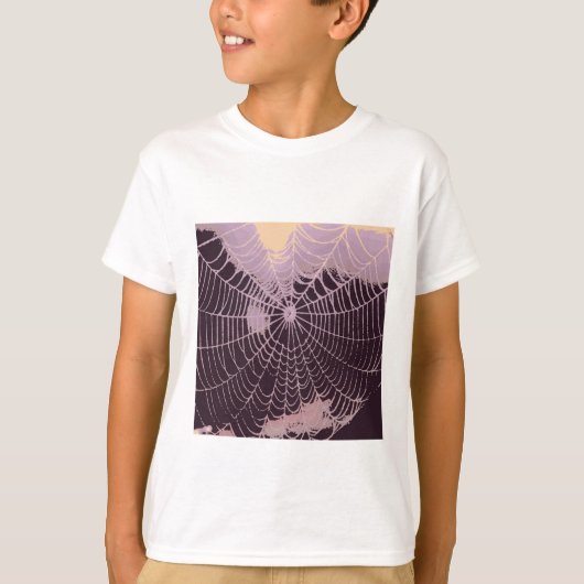 Web abstracte spin t-shirt (Voorkant)