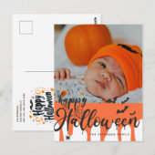 web | Bats Halloween | Happy Holiday Briefkaart (Voorkant / Achterkant)