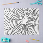 Web Black and White Spider Tissuepapier (Craft)