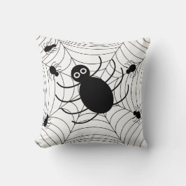 Web Black Spider Kussen