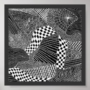 Web Black van weduwen Poster