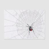 Web Black Widow Spider Tissuepapier (Voorkant)