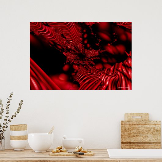 Web Bloed Poster (Keuken)