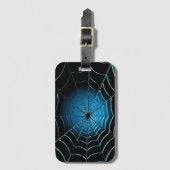 Web Cool Blue Spider Bagagelabel (Voorkant (verticaal))