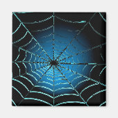 Web Cool Blue Spider Magneet (Voorkant)