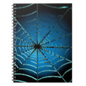 Web Cool Blue Spider Notitieboek (Voorkant)