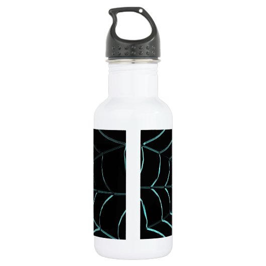 Web Cool Blue Spider Waterfles (Achterkant)