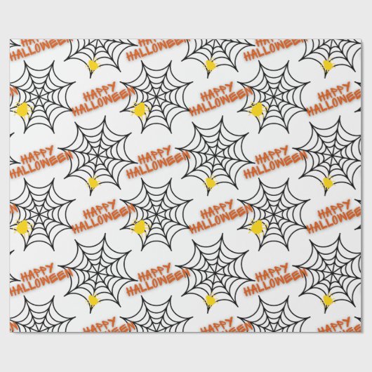 Web Cool Halloween Spider Cadeaupapier (Vlak)