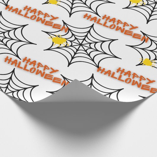 Web Cool Halloween Spider Cadeaupapier (Hoek)