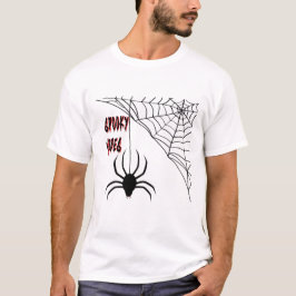 Web Creepy Halloween Spider T-shirt
