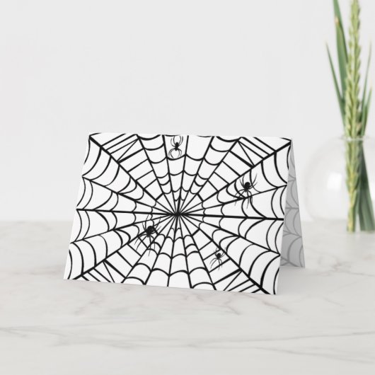 Web Creepy Spider Kaart (Voorkant)