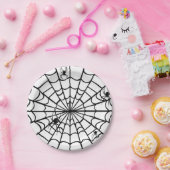 Web Creepy Spider Papieren Bordje (Feest)