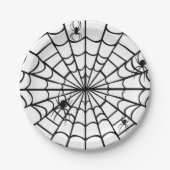 Web Creepy Spider Papieren Bordje (Voorkant)