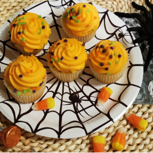 Web Creepy Spider Papieren Bordje