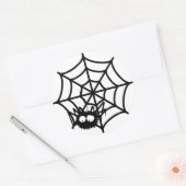Web Cute Halloween Spider Ronde Sticker (Envelop)